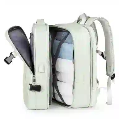 轻骑者 时尚休闲多功能短途旅游出差户外露营防泼水干湿分离可扩容 织物 旅行包电脑包书包背包双肩包 常规 男女同款情侣款 多色