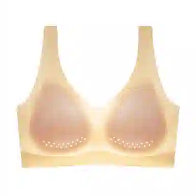 欧迪芬 透气侧收美背舒适无钢圈背心式文胸 女款