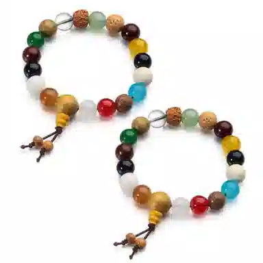 彗时 灵隐寺十八籽国风新中式锦鲤考试考试上岸佛珠招财纳福复古国潮香灰六字箴言转运珠 菩提子/菩提籽 手串 男女同款情侣款