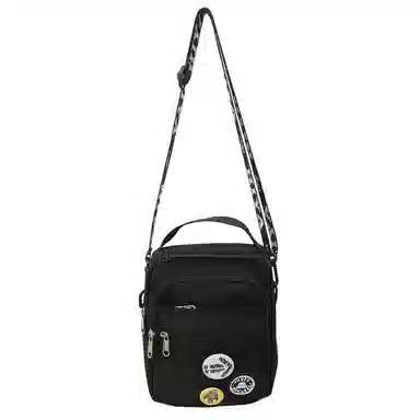 醇龙 轻便百搭小背潮牌手机包休闲斜挎包手提 尼龙 单肩包 常规 男女同款情侣款 黑/墨绿/黑白/卡其/灰