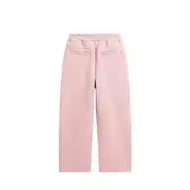 【5A抑菌】英氏 学院风纯色基础款宽松阔腿香蕉裤型卫裤中大童网眼透气针织运动裤 夏季 儿童款