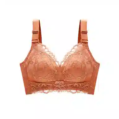欧迪芬 上托聚拢小胸显大侧收美背透气舒适无钢圈蕾丝文胸 女款