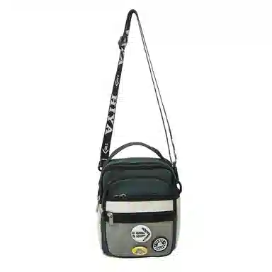 醇龙 轻便百搭小背潮牌手机包休闲斜挎包手提 尼龙 单肩包 常规 男女同款情侣款 黑/墨绿/黑白/卡其/灰