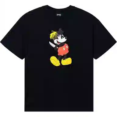 Revenge SS24 XXXTENTACION Cartoon Print T-Shirt Black