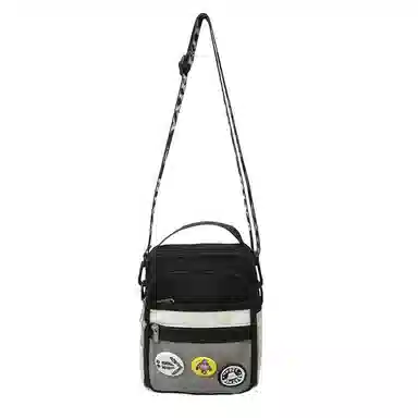 醇龙 轻便百搭小背潮牌手机包休闲斜挎包手提 尼龙 单肩包 常规 男女同款情侣款 黑/墨绿/黑白/卡其/灰