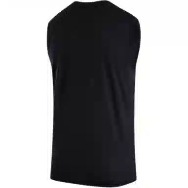 Nike Letter Print Sleeveless Tee Black