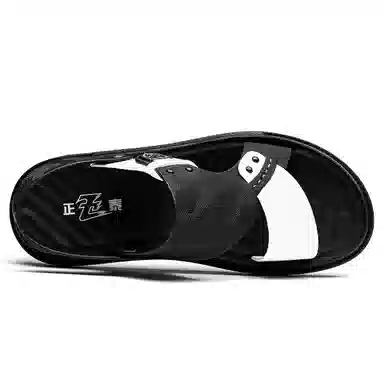 正泰 简约时尚个性外穿舒适人字拖鞋 男款