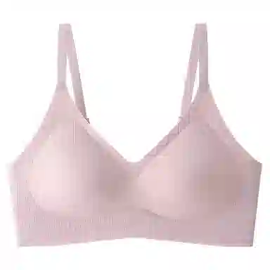 棉购 简约舒适聚拢背心式纯色文胸 女款