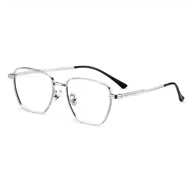 【联系客服可配度数】 苍木优品 超轻纯钛近视眼镜框抗防蓝光辐射可配度数变色平光眼睛 β钛 方形 光学 男女同款情侣款