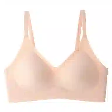 棉购 简约舒适聚拢背心式纯色文胸 女款