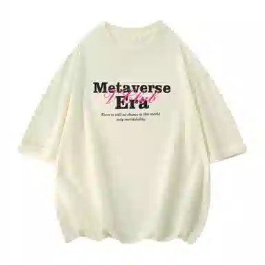 VniVerseVClub Retro Letter Print Tee