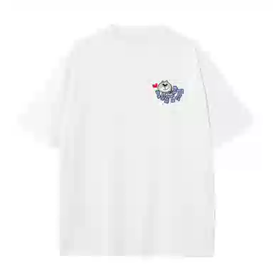 BOS BEAR Cartoon Bear Head Print T-Shirt