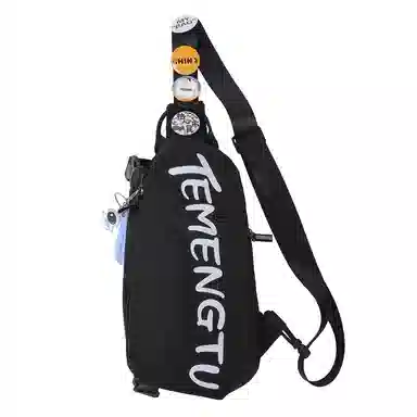 行途 情侣休闲 尼龙 胸包 常规 男女同款情侣款 黑色/白色/蓝色/红色