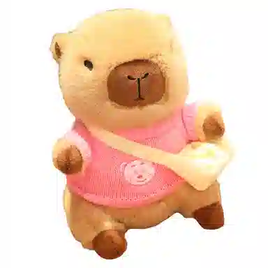 胖胖龙 卡皮巴拉穿衣服 变装水豚 玩偶 毛绒公仔