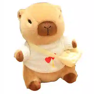 胖胖龙 卡皮巴拉穿衣服 变装水豚 玩偶 毛绒公仔