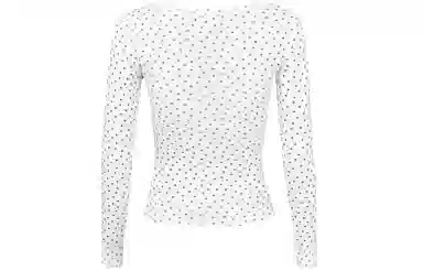 APEA Sweetheart V-Neck Long Sleeve Tee