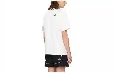 ADER ERROR Graphic Print Crewneck T-Shirt White