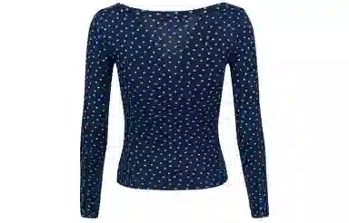 APEA Sweetheart V-Neck Long Sleeve Tee