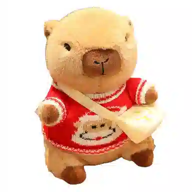 胖胖龙 卡皮巴拉穿衣服 变装水豚 玩偶 毛绒公仔