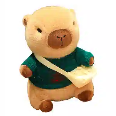 胖胖龙 卡皮巴拉穿衣服 变装水豚 玩偶 毛绒公仔