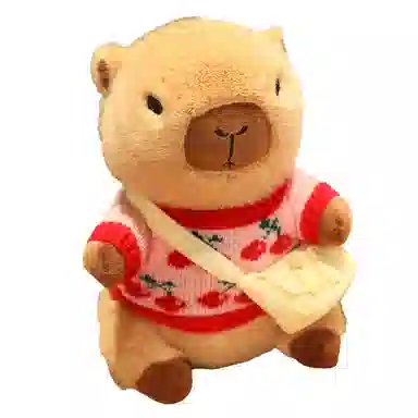 胖胖龙 卡皮巴拉穿衣服 变装水豚 玩偶 毛绒公仔