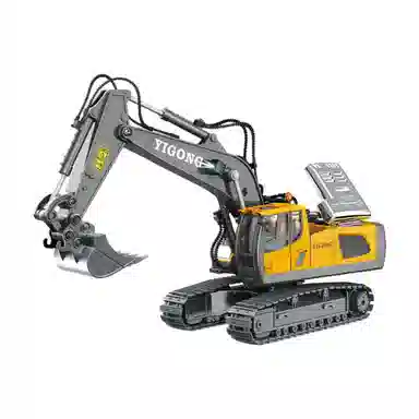 欧洛伊 工程车 挖掘机推土机 自卸车挖机 合金 遥控玩具