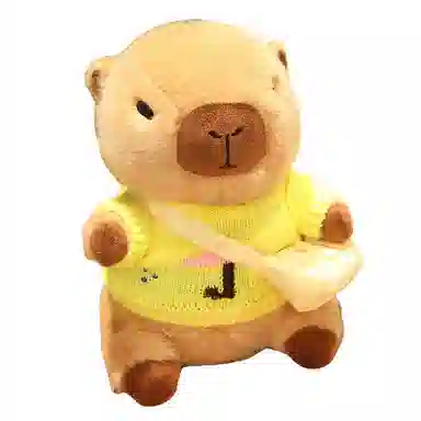 胖胖龙 卡皮巴拉穿衣服 变装水豚 玩偶 毛绒公仔