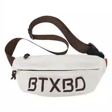 行途胸包男女背包字母斜挎包防泼水腰包女大容量单肩包运动潮牌男士包包