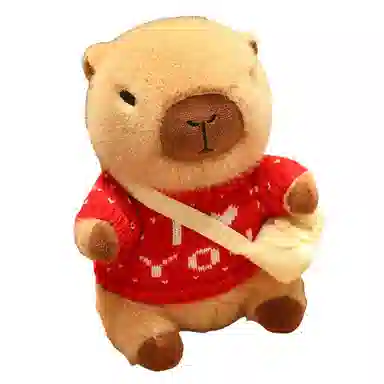 胖胖龙 卡皮巴拉穿衣服 变装水豚 玩偶 毛绒公仔