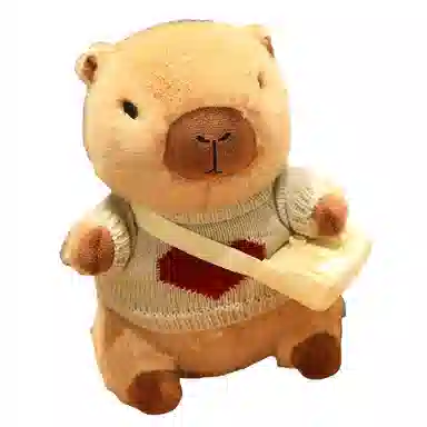 胖胖龙 卡皮巴拉穿衣服 变装水豚 玩偶 毛绒公仔