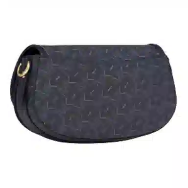 Michael Kors Mila Saddle Bag Navy