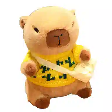 胖胖龙 卡皮巴拉穿衣服 变装水豚 玩偶 毛绒公仔