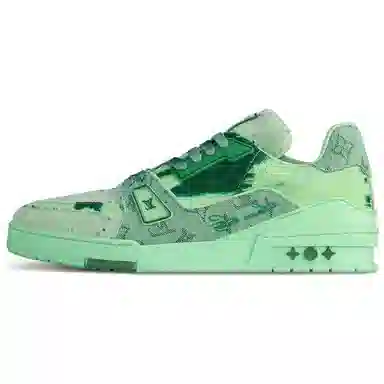LOUIS VUITTON Trainer Green
