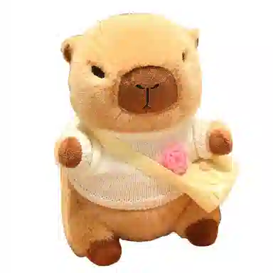 胖胖龙 卡皮巴拉穿衣服 变装水豚 玩偶 毛绒公仔