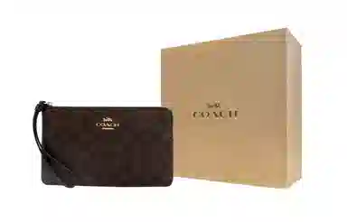 COACH Corner Zip Wristlet 20