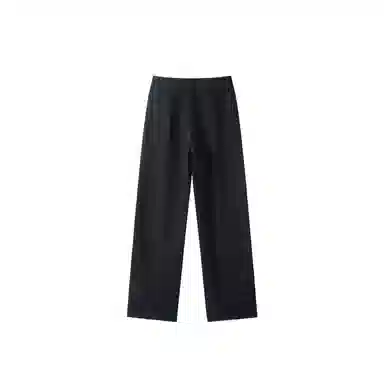 双星八特 美式复古纯色水洗做旧黄泥染高街宽松休闲直筒显高显瘦牛仔裤 男女同款