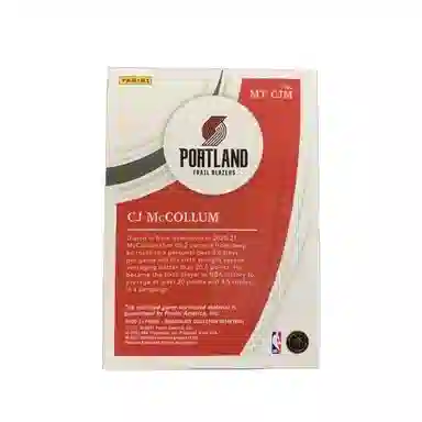 PANINI CJ 2020-21 Imm 2325 patch