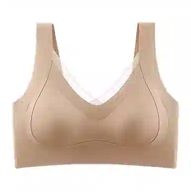 芬腾 薄款无痕一片式美背大胸显小聚拢提拉防下垂收副乳文胸 女款