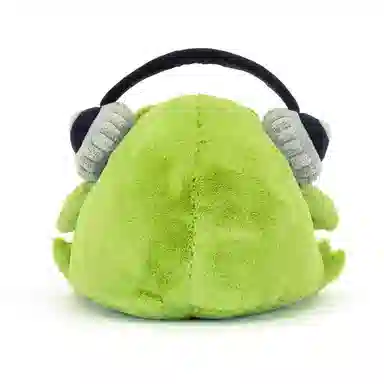 JELLYCAT Ricky Rain Frog Headphones 15cm
