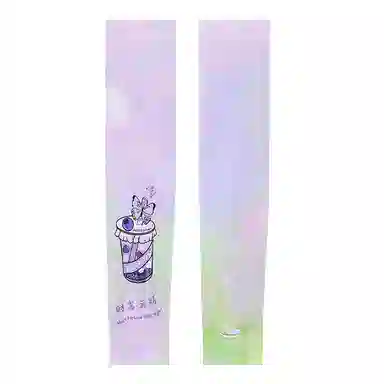 浪莎 梦幻满杯印花 扎染冰凉护臂袖套遮阳户外骑车 锦纶 防晒袖 女款