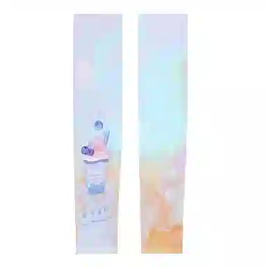 浪莎 梦幻满杯印花 扎染冰凉护臂袖套遮阳户外骑车 锦纶 防晒袖 女款