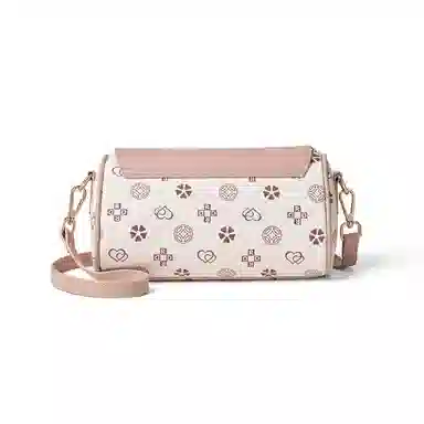 红蜻蜓 经典复古老印花高级感调节背带春夏季高级感百搭通勤 牛皮 单肩包腋下包斜挎包 常规 女款 多色