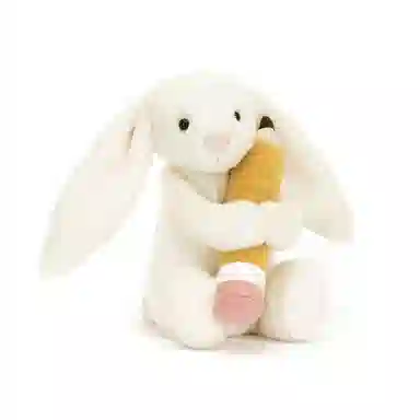 JELLYCAT Bashful Bunny With Pencil 15cm