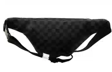 Sprayground Shark Logo Waist Bag Black