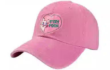 优幽兰 休闲简约时尚百搭甜美温柔风猫咪爱心韩版卡通可爱大脸显小学生校园温柔风穿搭 棉 鸭舌帽 女款