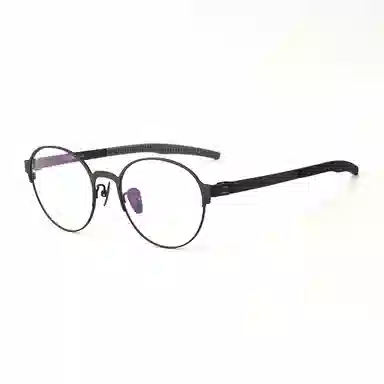 【联系客服可配度数】 康视顿 中性超轻近视 钛β钛硅胶 椭圆形 光学镜架 男女同款情侣款 深红色 灰青色 砂杏色 黑灰色