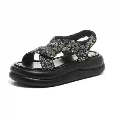 卓诗尼 织物 舒适惬意设计感 沙滩凉鞋 女款