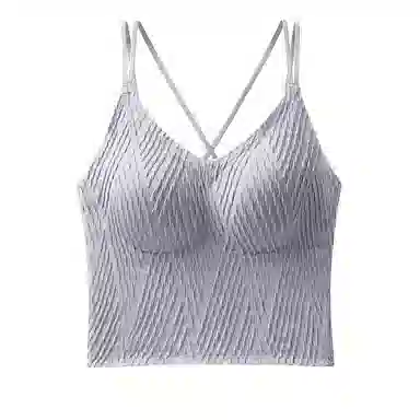 都市丽人 背心舒适打底美背外穿无痕高颜值无钢圈网红女士夏季吊带 女款