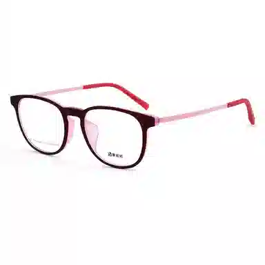 康视顿 韩版复古小圆框近视可配高度数 β钛 椭圆形 光学镜架 女款