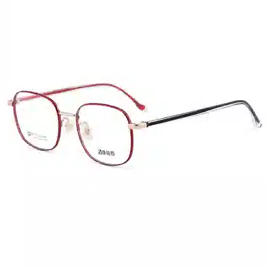 【联系客服可配度数】 康视顿 潮韩系文艺超轻 β钛 不规则形 光学镜架 男女同款情侣款